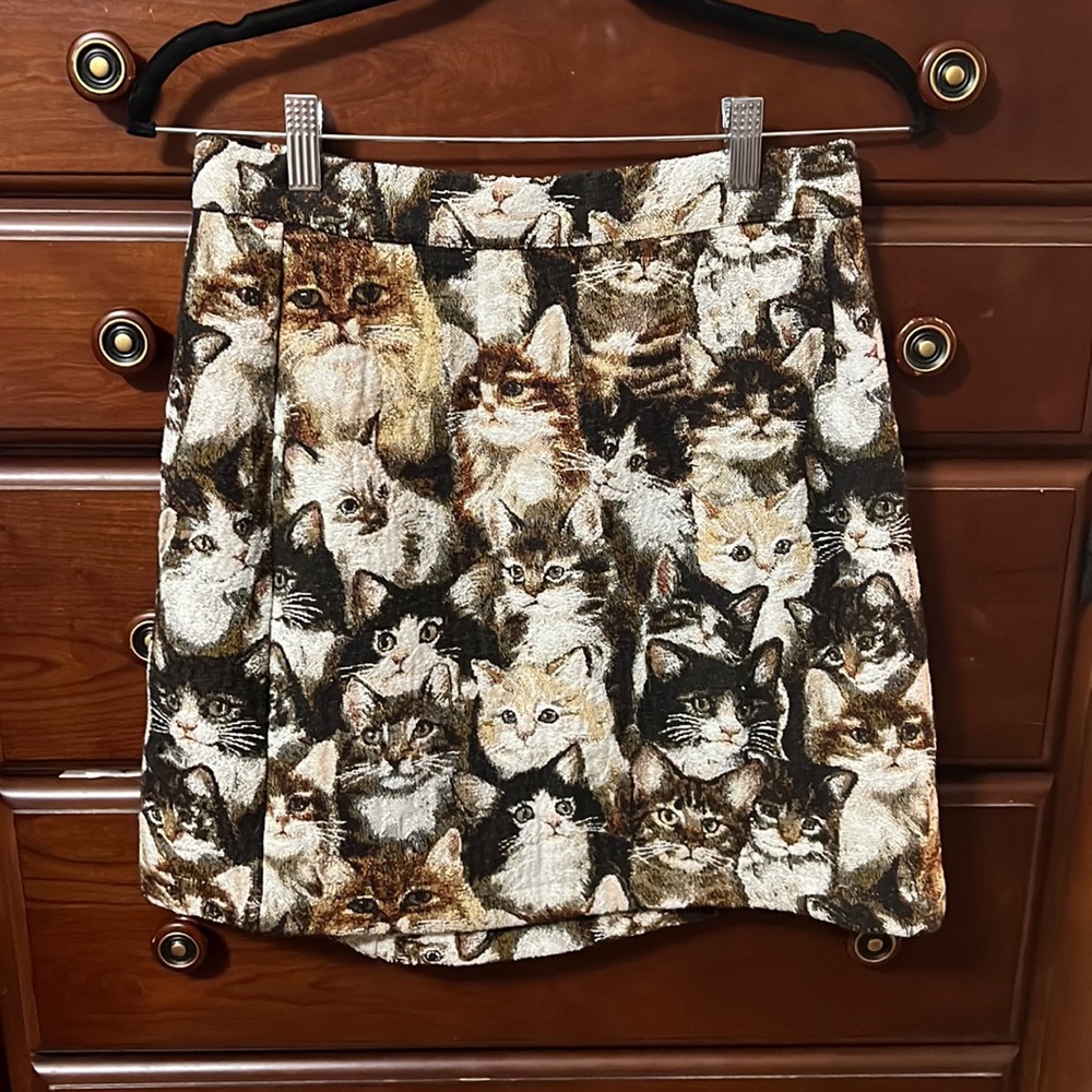 ModCloth Cat Skirt Size 6
